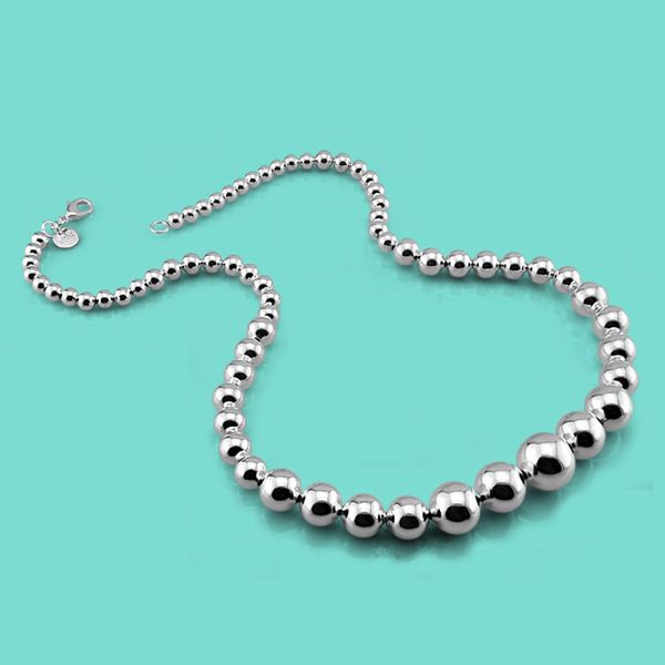 female style simple style 925 sterling silver necklace solid silver pearl necklace 46cm chain birthday gift to send girlfriend 0927
female style simple style 925 sterling silver necklace solid silver pearl necklace 46cm chain birthday gift to send girlfriend 0927