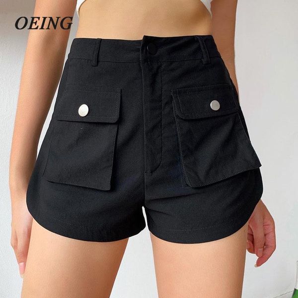 women's shorts 2021 summer fashion big pockets wild high waist female black trend bifurcated straight tooling casual, White;black
women's shorts 2021 summer fashion big pockets wild high waist female black trend bifurcated straight tooling casual, White;black