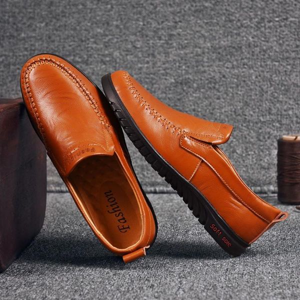 2020 fashion leather shoes man casual loafers breathable flats shoesfashion men's driving footwear big sizes 39-47, Black
2020 fashion leather shoes man casual loafers breathable flats shoesfashion men's driving footwear big sizes 39-47, Black