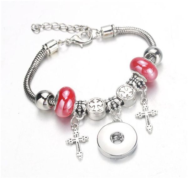 new cross 6 colors snap bracelet lobster buckle snake chain bangles beaded bracelet fit 18mm snap women bbyfgc, Golden;silver
new cross 6 colors snap bracelet lobster buckle snake chain bangles beaded bracelet fit 18mm snap women bbyfgc, Golden;silver