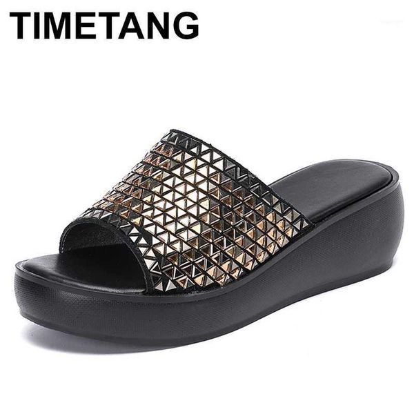 slippers timetang women sandals comfortable genuine leather fashion casual shoes summer crystal big size 35-401, Black
slippers timetang women sandals comfortable genuine leather fashion casual shoes summer crystal big size 35-401, Black