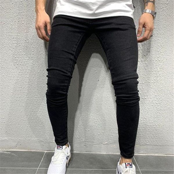 2020 new fahion men jeans classic black designer denim pants skinny pencil jeans men's slim fit jean streetwear trousers homme, Blue
2020 new fahion men jeans classic black designer denim pants skinny pencil jeans men's slim fit jean streetwear trousers homme, Blue
