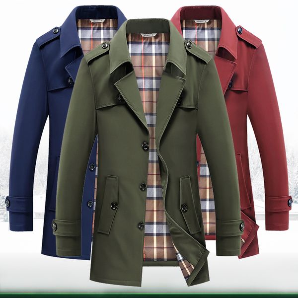 men trench british style classic trench coat ale mens autumn medium long light jacket fashion lapel male windbreaker 201120, Tan;black
men trench british style classic trench coat ale mens autumn medium long light jacket fashion lapel male windbreaker 201120, Tan;black