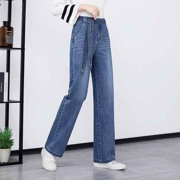 makuluya casual women casual plus size denim trousers all-match jeans straight wide-legged full length pants rgl61, Blue
makuluya casual women casual plus size denim trousers all-match jeans straight wide-legged full length pants rgl61, Blue