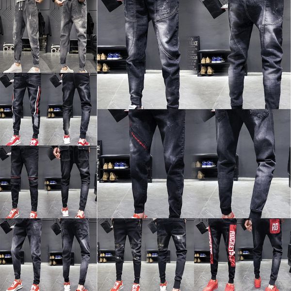 autumn youth and trousers and jeans skinny jeans men's korean-style stretch casual slim fit skinny student harlan ankle-length pants tr, Blue
autumn youth and trousers and jeans skinny jeans men's korean-style stretch casual slim fit skinny student harlan ankle-length pants tr, Blue