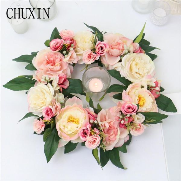 35cm artificial rose peony wreath door threshold flower diy home living room wedding party pendant wall decor christmas garland1
35cm artificial rose peony wreath door threshold flower diy home living room wedding party pendant wall decor christmas garland1