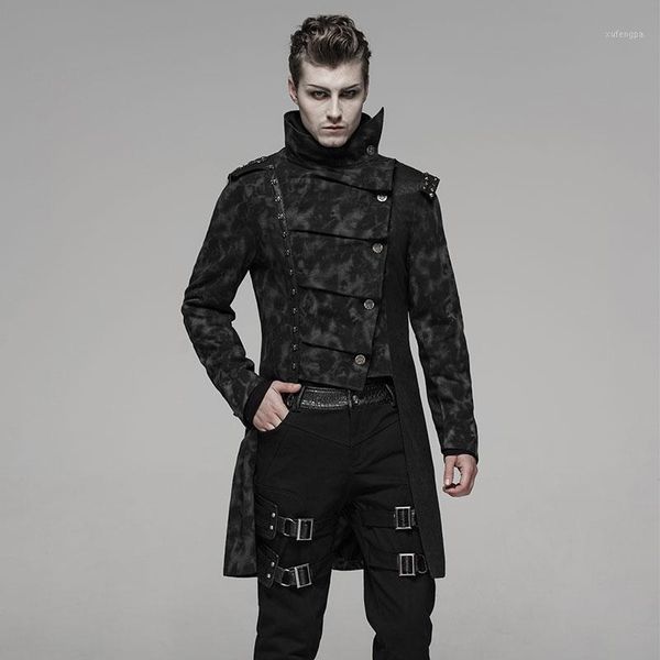 punk rave men punk handsome uniforms coat fashion irregular retro print personality jacket male winter long windbreaker1, Tan;black
punk rave men punk handsome uniforms coat fashion irregular retro print personality jacket male winter long windbreaker1, Tan;black