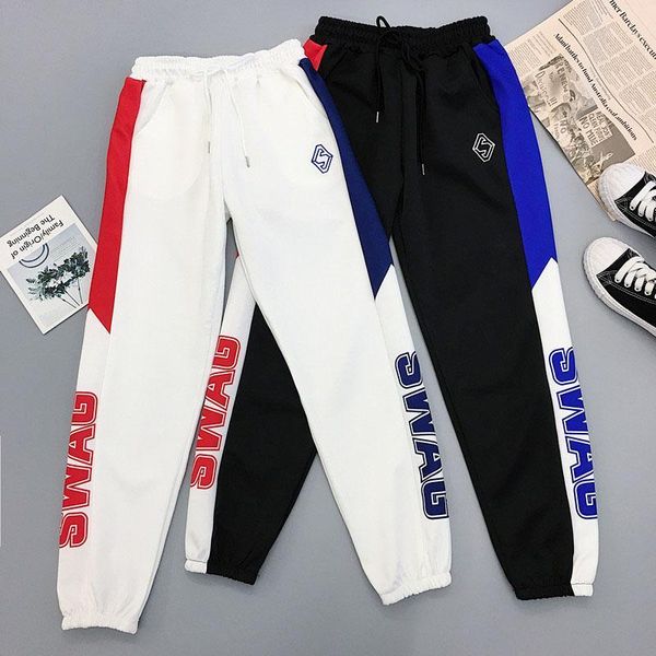 women jogger pants 2020 new spring and autumn trendy fashion female ankle-length pants teenager girls letter n641, Black;white
women jogger pants 2020 new spring and autumn trendy fashion female ankle-length pants teenager girls letter n641, Black;white