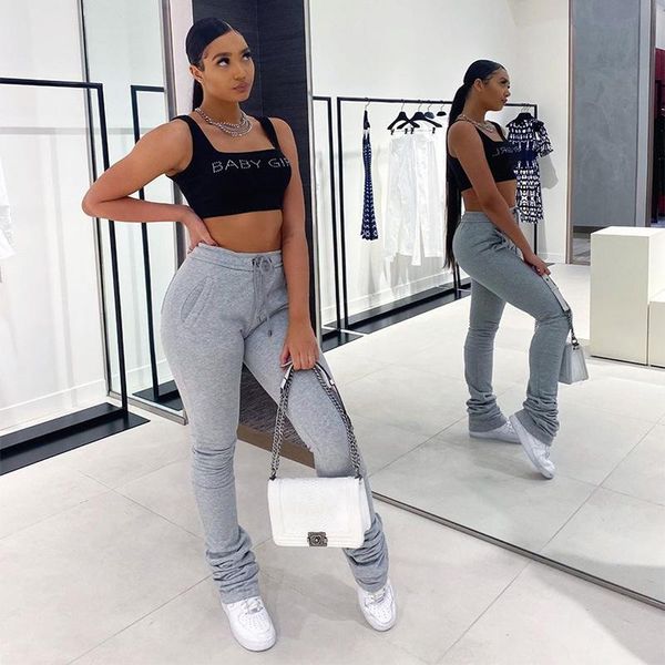 stacked sweatpants solid bell bottoms pants casual plain high waist trousers thicken leggings for women, Black;white
stacked sweatpants solid bell bottoms pants casual plain high waist trousers thicken leggings for women, Black;white