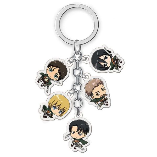anime attack on titan keychain cartoon figure captain allen acrylic pendant keyring, Silver
anime attack on titan keychain cartoon figure captain allen acrylic pendant keyring, Silver