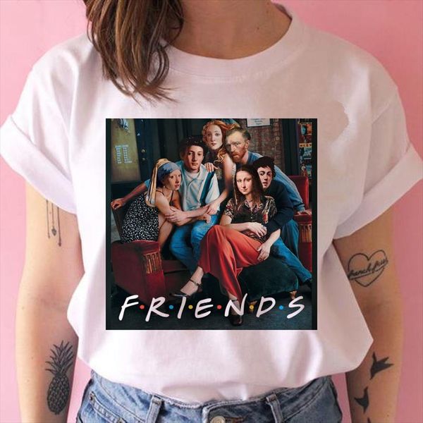 friend mona lisa van gogh t shirt women art 90s funny grunge tshirt harajuku female ulzzang cat t shirt tee clothes, White
friend mona lisa van gogh t shirt women art 90s funny grunge tshirt harajuku female ulzzang cat t shirt tee clothes, White