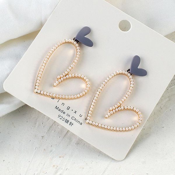 dangle & chandelier aensoa korean luxury pearl drop earrings for women big long heart statement wedding earring simple party jewelry, Silver
dangle & chandelier aensoa korean luxury pearl drop earrings for women big long heart statement wedding earring simple party jewelry, Silver