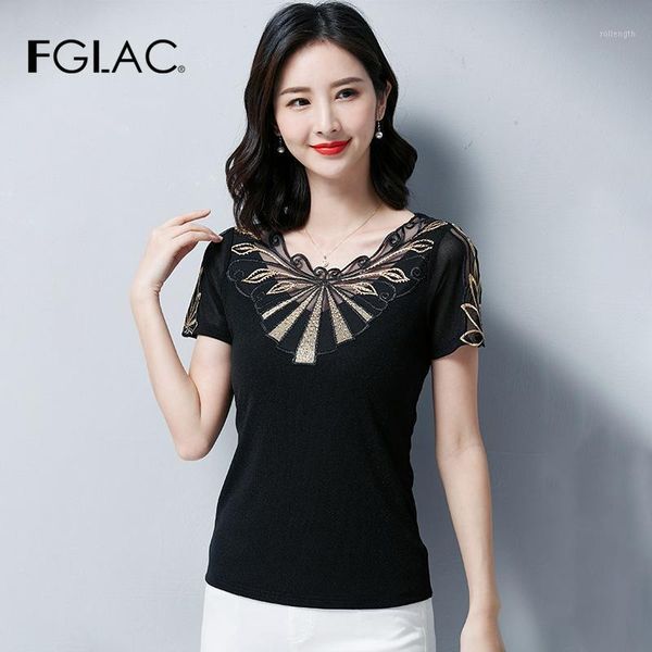 fglac women blouse shirt fashion casual short sleeve hollow out embroidered stitching mesh plus size black women's shirt1, White
fglac women blouse shirt fashion casual short sleeve hollow out embroidered stitching mesh plus size black women's shirt1, White