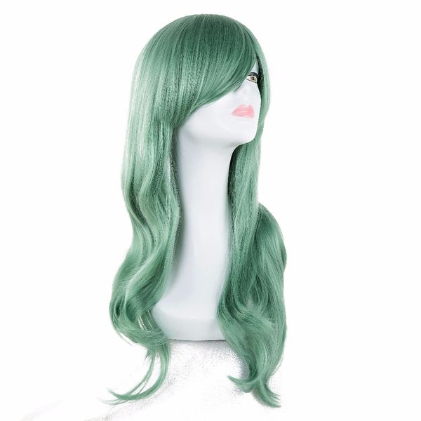 costume accessories green wig fei-show synthetic heat resistant fiber long wavy hair pelucas women female cos-play hairpieces party salon ha, Silver
costume accessories green wig fei-show synthetic heat resistant fiber long wavy hair pelucas women female cos-play hairpieces party salon ha, Silver