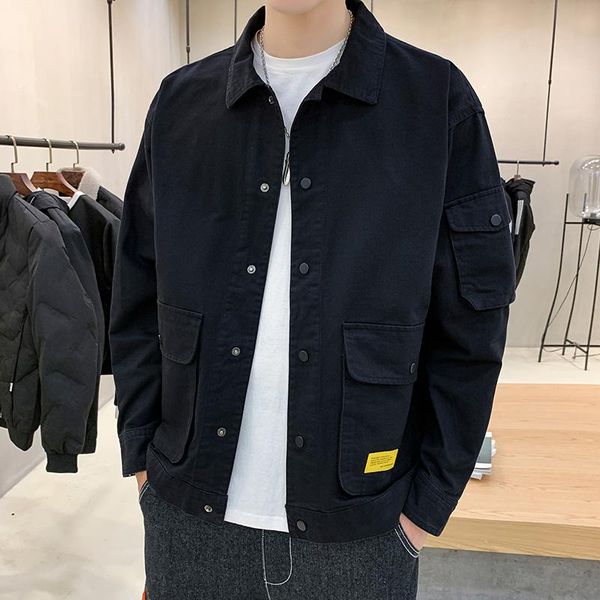spring jacket korean style men's jacket fashion black mens jackets and coats casual clothes 2020 autumn ropa jk1005 pph574, Black;brown
spring jacket korean style men's jacket fashion black mens jackets and coats casual clothes 2020 autumn ropa jk1005 pph574, Black;brown