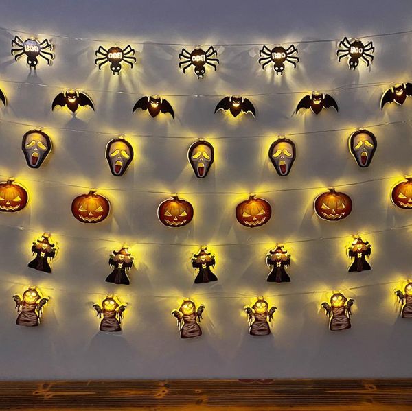 led props pumpkin skeleton spirit diy halloween decoration battery box light string decorative lights
led props pumpkin skeleton spirit diy halloween decoration battery box light string decorative lights