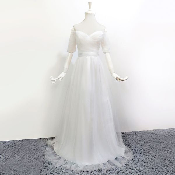 Real Shot Long White High Quality Cheap Plus Size Party Dresses Ladies Bridesmaid Dresses Wedding Dress Tulle Bandage 9058
Real Shot Long White High Quality Cheap Plus Size Party Dresses Ladies Bridesmaid Dresses Wedding Dress Tulle Bandage 9058