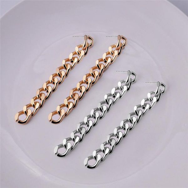 meetvii punk style thick chain dangle earrings for women wholesale geometric metal chain tassel earring brincos party jewelry, Silver
meetvii punk style thick chain dangle earrings for women wholesale geometric metal chain tassel earring brincos party jewelry, Silver