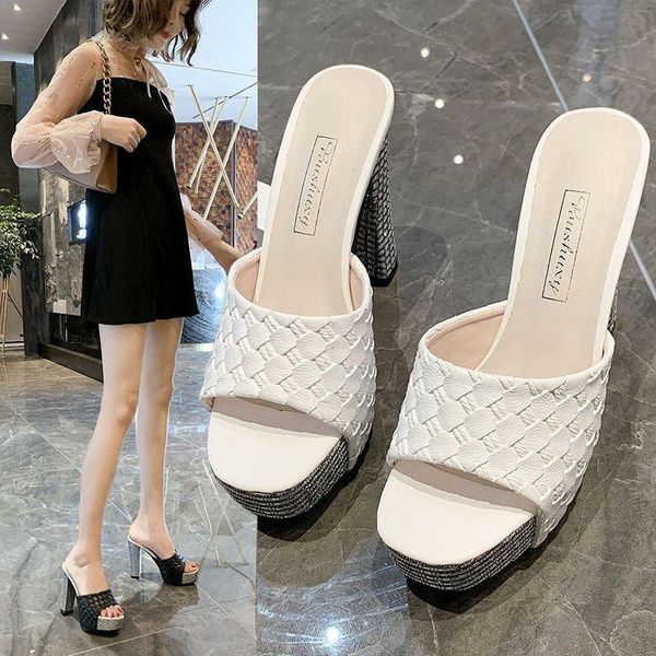 hoes women sandals summer plus size super leather high heel sandals slippers fish mouth toe platform high heel, Black
hoes women sandals summer plus size super leather high heel sandals slippers fish mouth toe platform high heel, Black