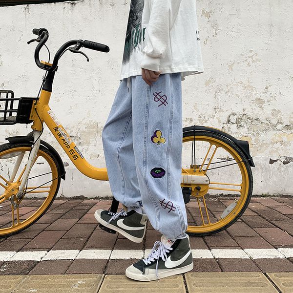 brim 2021 men's pants spring and winter new fashion wild embroidery hare male breeches t3u6, Blue
brim 2021 men's pants spring and winter new fashion wild embroidery hare male breeches t3u6, Blue