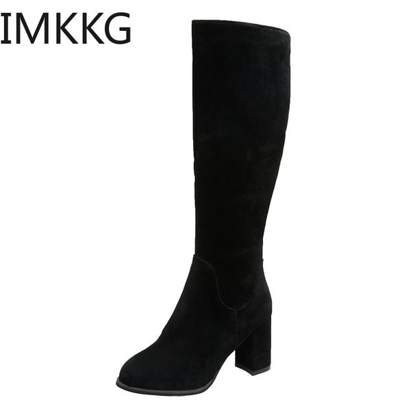 knee winter women shoes zipper high tall sewing thick heel ladies boots new black q1104
knee winter women shoes zipper high tall sewing thick heel ladies boots new black q1104