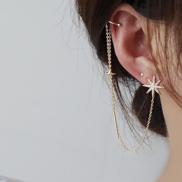 shiny side new accessories crystal star stud earrings for women fashion jewelry zirconia tassel earrings, Golden;silver
shiny side new accessories crystal star stud earrings for women fashion jewelry zirconia tassel earrings, Golden;silver