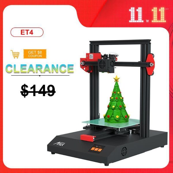clearance anet et4 metal 3d printer 3d kit auto leveling & loading filament detection resume printing support open source marlin1
clearance anet et4 metal 3d printer 3d kit auto leveling & loading filament detection resume printing support open source marlin1