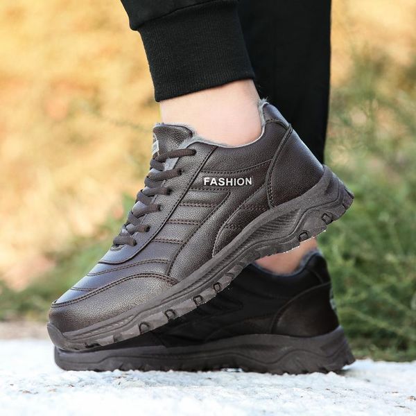 hemmyi winter new genuine leather mens hiking boots keep warm plush high-men's shoes outdoor non-slip sneakers size 36-47
hemmyi winter new genuine leather mens hiking boots keep warm plush high-men's shoes outdoor non-slip sneakers size 36-47
