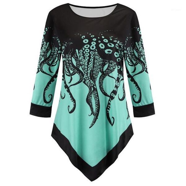 2020 autumn 5xl plus size women print blouse shirt o-neck 3/4 sleeve irregular hem casual loose ladies shirts female 1, White
2020 autumn 5xl plus size women print blouse shirt o-neck 3/4 sleeve irregular hem casual loose ladies shirts female 1, White