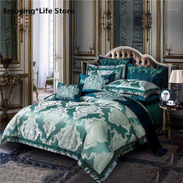 bedding sets luxury royal set king bed satin egyptian cotton green duvet cover sheet spread linge de lit funda cama1
bedding sets luxury royal set king bed satin egyptian cotton green duvet cover sheet spread linge de lit funda cama1