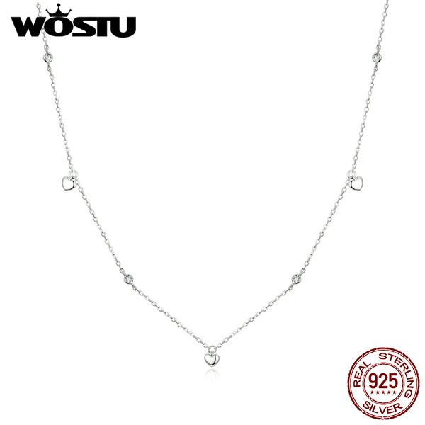 wostu simple heart-shaped 100% 925 sterling silver long chain original necklace for women fashionjewelry 2020 cqn417 q1219, Golden;silver
wostu simple heart-shaped 100% 925 sterling silver long chain original necklace for women fashionjewelry 2020 cqn417 q1219, Golden;silver