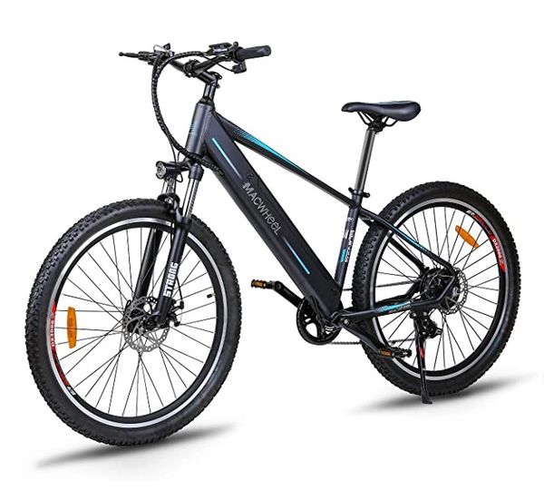 macwheel 27.5" electric mountain bike, rear hub brushless 500w, removable 480wh 48v/10ah lithium battery, shimano 7-speed, suspension f
macwheel 27.5" electric mountain bike, rear hub brushless 500w, removable 480wh 48v/10ah lithium battery, shimano 7-speed, suspension f