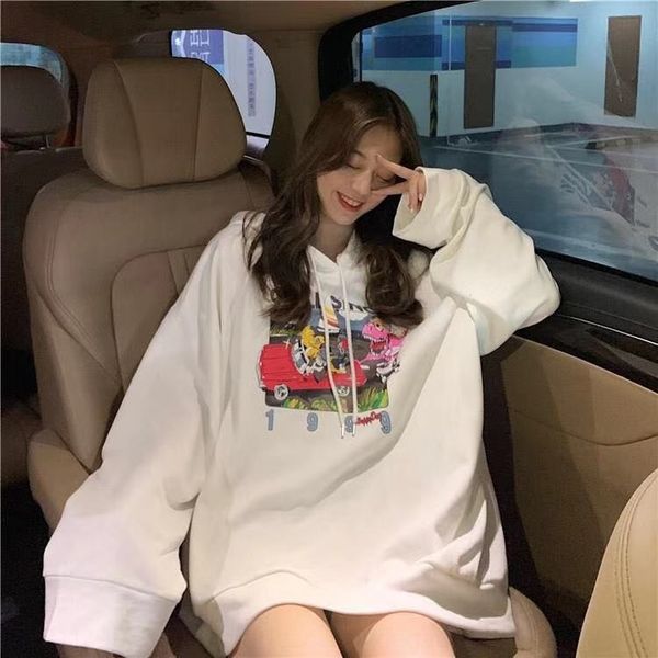 q2rdc women's autumn sweater 2019 new ins coat korean sweater fashionable early loose hooded student thin coat with velvet ygrbj, Black
q2rdc women's autumn sweater 2019 new ins coat korean sweater fashionable early loose hooded student thin coat with velvet ygrbj, Black
