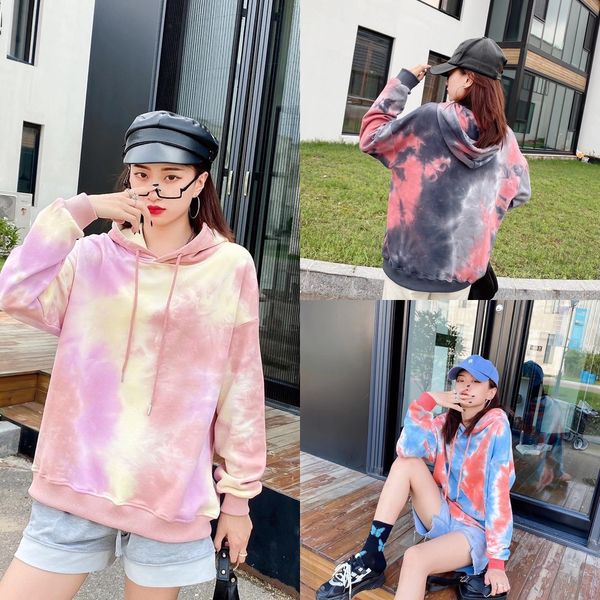 spring and autumn new korean women's casual and versatile wash tie dye loose large hooded sweater hoodie sweater women's hoodie fa, Black
spring and autumn new korean women's casual and versatile wash tie dye loose large hooded sweater hoodie sweater women's hoodie fa, Black