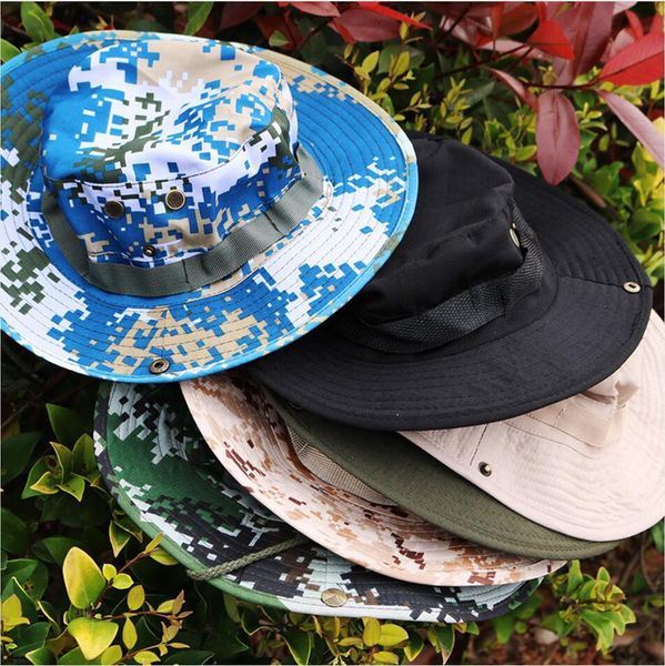 camouflage wide brim hat round edge sunshade hat foldable mesh fisherman hat hiking caps washed outdoor beach hats, Blue;gray
camouflage wide brim hat round edge sunshade hat foldable mesh fisherman hat hiking caps washed outdoor beach hats, Blue;gray