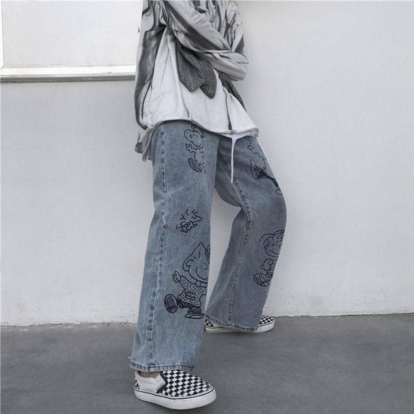 men's jeans streetwear cartoon print blue homme 2021 harajuku loose denim pants washed vintage casual wide leg for men plus size
men's jeans streetwear cartoon print blue homme 2021 harajuku loose denim pants washed vintage casual wide leg for men plus size