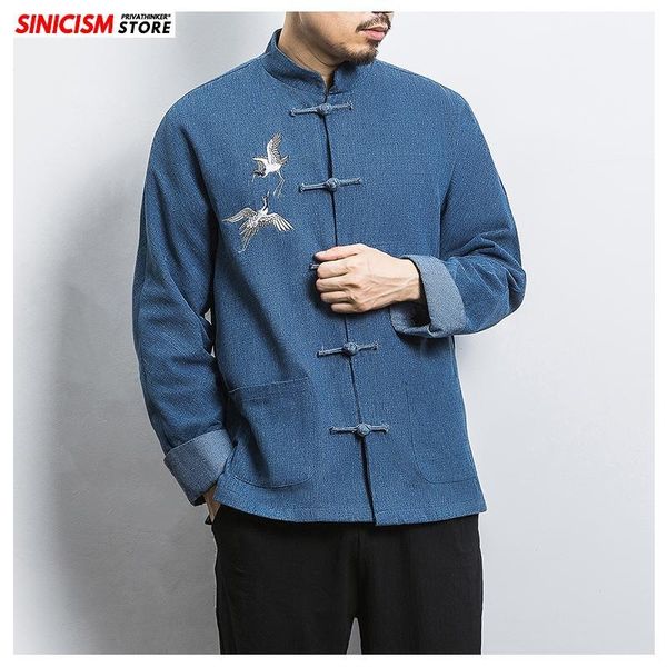 sinicism store mens new embroidery denim jacket men chinese style buckle 2020 male spring vintage fashion blue denim coats1, Black;brown
sinicism store mens new embroidery denim jacket men chinese style buckle 2020 male spring vintage fashion blue denim coats1, Black;brown