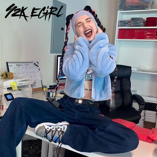 egirl aesthetics vintage zip up fake fur coats cyber y2k winter turn-down collar long sleeve cropped 2000s fashion outfits1, Black
egirl aesthetics vintage zip up fake fur coats cyber y2k winter turn-down collar long sleeve cropped 2000s fashion outfits1, Black