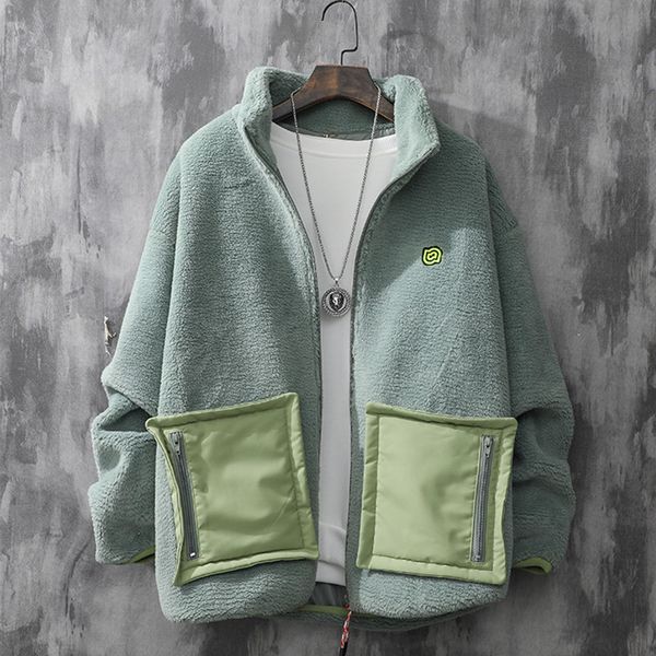 high street color block big pockets lamb jacket men and women oversize plus size thick winter coat loose casual windbreaker coat, Black;brown
high street color block big pockets lamb jacket men and women oversize plus size thick winter coat loose casual windbreaker coat, Black;brown