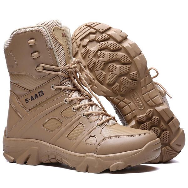 new men boots quality special force tactical desert combat ankle boats waterproof army work shoes leather snow boots, Black
new men boots quality special force tactical desert combat ankle boats waterproof army work shoes leather snow boots, Black