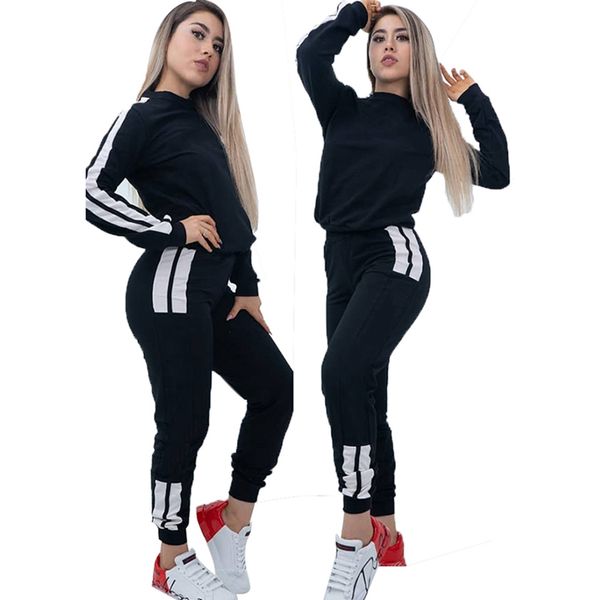 designer womens 2 pcs tracksuits set casual sweatshirt high waist pants sports suits female 2022 spring autumn sportswear, Gray
designer womens 2 pcs tracksuits set casual sweatshirt high waist pants sports suits female 2022 spring autumn sportswear, Gray