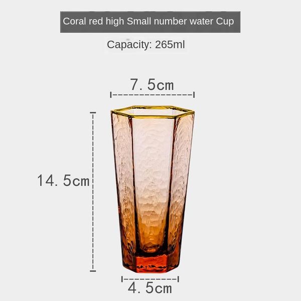 nordic coral red hexagonal glass water cup ins light luxury wine glass champagne goblet creative whiskey glass bbycmv
nordic coral red hexagonal glass water cup ins light luxury wine glass champagne goblet creative whiskey glass bbycmv