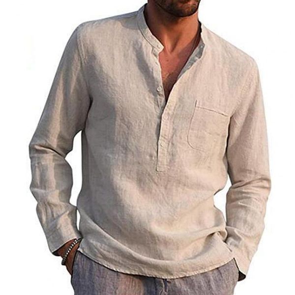 men's casual shirts 2021 fashion baggy cotton linen shirt solid color v neck long sleeve button pocket blo, White;black
men's casual shirts 2021 fashion baggy cotton linen shirt solid color v neck long sleeve button pocket blo, White;black