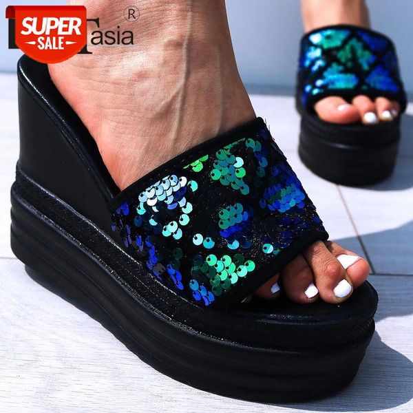 doratasia summer fashion female shining bling slides unique summer beach platform slippers women cool high wedges shoes woman #bd6z, Black
doratasia summer fashion female shining bling slides unique summer beach platform slippers women cool high wedges shoes woman #bd6z, Black