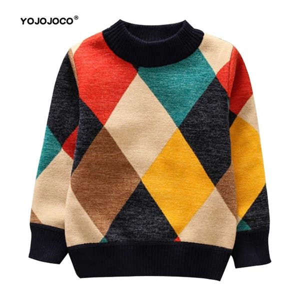 boy sweater baby striped plaid knitted children's clothing autumn and winter thickening plus velvet warm boy 211227, Blue
boy sweater baby striped plaid knitted children's clothing autumn and winter thickening plus velvet warm boy 211227, Blue