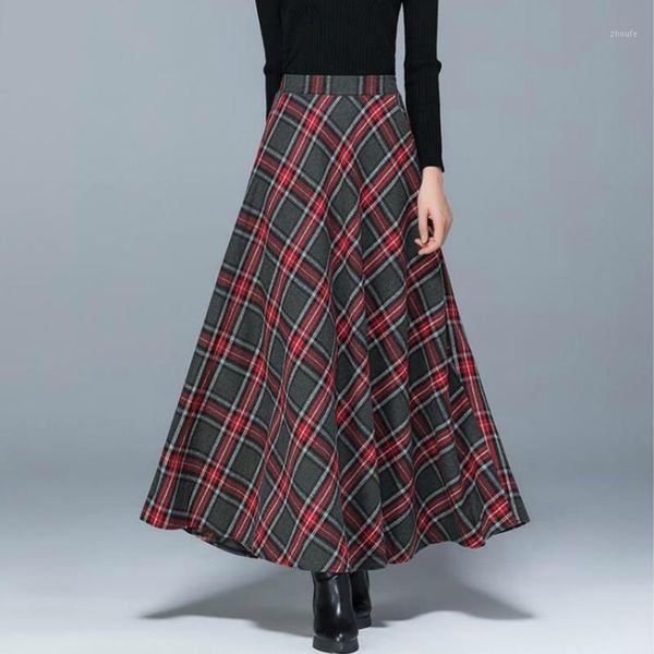 winter warm wool blend plaid maxi long flared skirts pockets scotland style tartan thick a-line pleated ankle long swing skirts1, Black
winter warm wool blend plaid maxi long flared skirts pockets scotland style tartan thick a-line pleated ankle long swing skirts1, Black