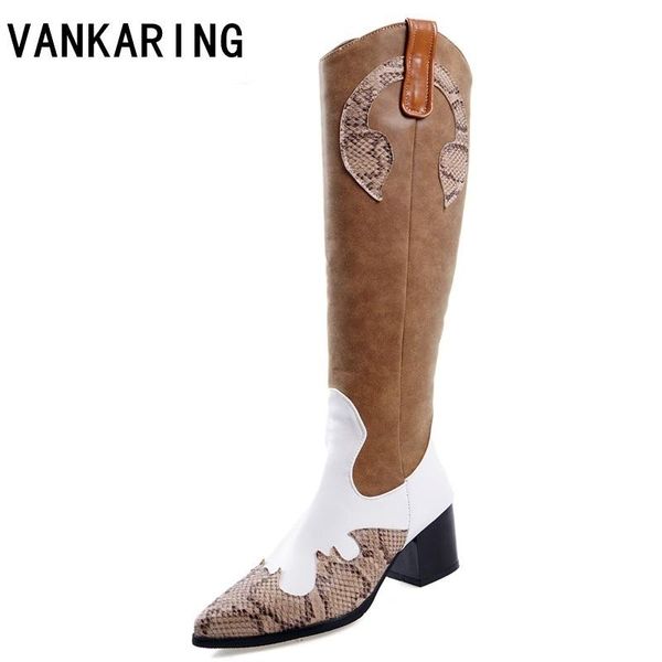 black brown knee high boots western cowboy boots for women long winter women shoes pointed toe cowgirl woman 2020
black brown knee high boots western cowboy boots for women long winter women shoes pointed toe cowgirl woman 2020