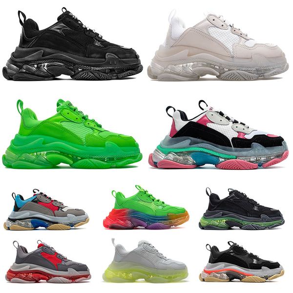 bale nciaga paris triple s fashion luxury platform sneakers 17fw triple beige green balck white gym red party men women designer shoes, Black
bale nciaga paris triple s fashion luxury platform sneakers 17fw triple beige green balck white gym red party men women designer shoes, Black