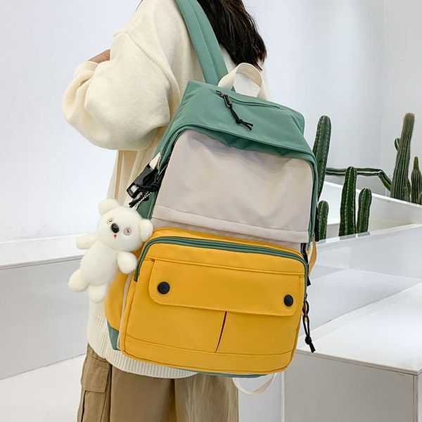 hocodo panelled women backpack lapbackpack for teenage girls fashion ladies shoulder bag canvas female packbag
hocodo panelled women backpack lapbackpack for teenage girls fashion ladies shoulder bag canvas female packbag