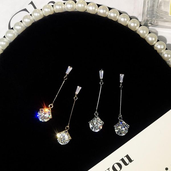 dangle & chandelier fashion temperament luxury shiny zircon earrings for women girls party chic jewelry gift as844, Silver
dangle & chandelier fashion temperament luxury shiny zircon earrings for women girls party chic jewelry gift as844, Silver